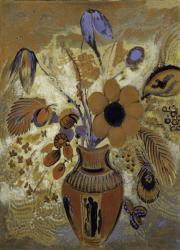 Etruscan Vase with Flowers, 1900-10 (tempera on canvas) | Obraz na stenu