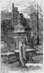 Hogarth's tomb in Chiswick Churchyard (engraving) | Obraz na stenu