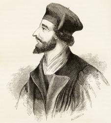 Jan Hus, c.1865 (woodcut) | Obraz na stenu