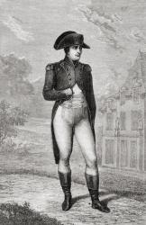 Portrait of Napoleon Bonaparte (1769-1821) (engraving) | Obraz na stenu