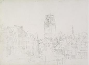 Rotterdam, c.1826 (pencil on paper) | Obraz na stenu