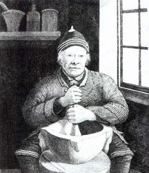 William Wilson, commonly called Mortar Willie, aged 107, 1815 (engraving) | Obraz na stenu
