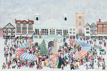 Kingston Market, Surrey (w/c on paper) | Obraz na stenu