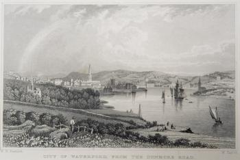 View of Waterford from The Dunmore Road, Ireland, engraved by W. Taylor (engraving) | Obraz na stenu