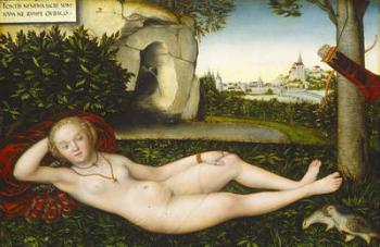 The Nymph of the Spring, after 1537 (oil on panel) | Obraz na stenu
