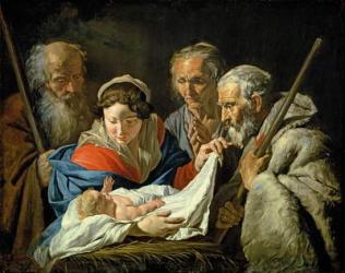 Adoration of the Infant Jesus | Obraz na stenu
