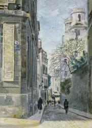 Hanging Gardens near Saint-Sulpice (w/c on paper) | Obraz na stenu
