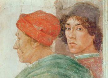 Detail of the Dispute with Simon Mago, c.1484-85 (fresco) (detail of 237996) | Obraz na stenu