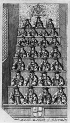 Court of Aldermen, c.1690 (engraving) | Obraz na stenu