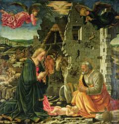 The Nativity, 1465-70 (oil on panel) | Obraz na stenu