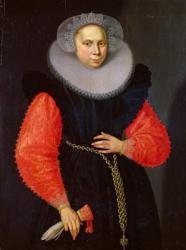 Portrait of a Woman, 1600 (oil on canvas) | Obraz na stenu
