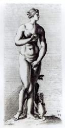 Venus Aphrodite, c.1653 (etching) (b/w photo) | Obraz na stenu