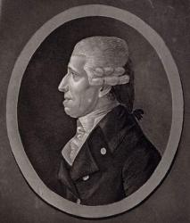 Portrait of Franz Joseph Haydn (1732-1809) (engraving) | Obraz na stenu