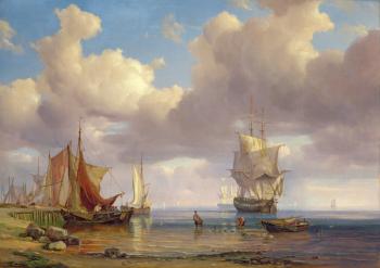 Calm Sea, 1836 (oil on canvas) | Obraz na stenu