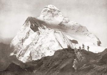 The Abruzzi Spur on the K2 mountain. From The Year 1910 Illustrated. | Obraz na stenu