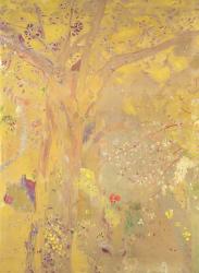 Yellow Tree (decorative panel for the Domecy residence), 1900-01 (oil, tempera & pastel on canvas) | Obraz na stenu