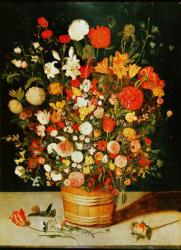 Bouquet of Flowers (oil on panel) | Obraz na stenu