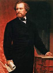 Portrait of Samuel Colt, inventor of the revolver | Obraz na stenu