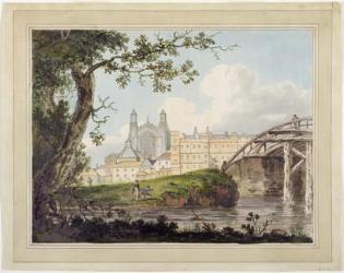 Eton College from Datchet Road, c.1790 (w/c over graphite on wove paper) | Obraz na stenu