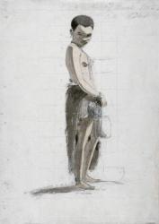 Korah Girl with a Jar, 1802 (w/c & graphite on paper) | Obraz na stenu