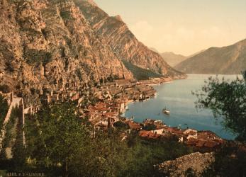 General view, Limone, Lake Garda, Italy, c.1890-c.1900 | Obraz na stenu