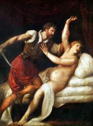 The Rape of Lucretia (oil on canvas) | Obraz na stenu