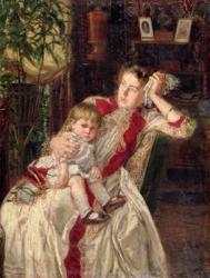 Family Quarrel, 1890 (oil on canvas) | Obraz na stenu