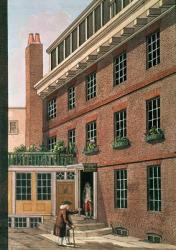 Dr Johnson and his servant, Francis at Bolt Court, Fleet Street, 1801 (w/c) | Obraz na stenu