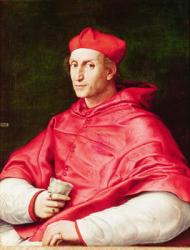 Portrait of Cardinal Dovizi de Bibbiena (oil on canvas) | Obraz na stenu