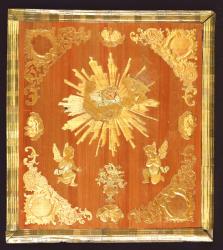 The Virgin and Child in Glory (straw laid on board) | Obraz na stenu