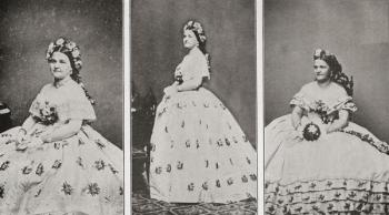 Mary Ann Lincoln, née Todd, 1818  1882. Wife of the sixteenth President of the United States, Abraham Lincoln. From Abraham Lincoln, The Prairie Years, published 1926. | Obraz na stenu