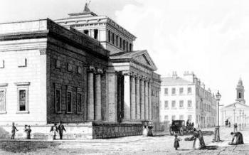 The Royal Institution, Manchester, engraved by Richard Winkles, c.1836 (engraving) | Obraz na stenu