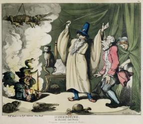 Humbugging or Raising the Devil, 1800 (colour litho) | Obraz na stenu