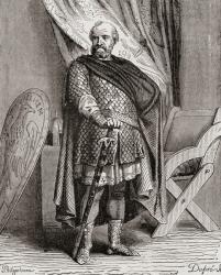 William I, from 'Histoire de France', c.1880 (engraving) | Obraz na stenu