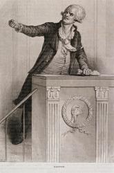 Portrait of Georges Jacques Danton (1759-94) (engraving) | Obraz na stenu