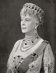 Mary of Teck, 1867 –1953. Queen consort as wife of George V. From The Coronation of their majesties King George VI and Queen Elizabeth, Official Souvenir Programme published 1937 | Obraz na stenu