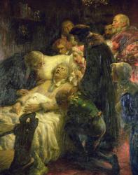 Luther Death Scene (oil on canvas) | Obraz na stenu