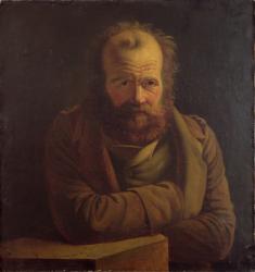 Portrait of Pierre Joseph Proudhon (1809-65) (oil on canvas) | Obraz na stenu