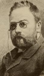 Emile Zola (1840-1902) (engraving) | Obraz na stenu