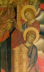 Angels from the Santa Trinita Altarpiece (see 31626) | Obraz na stenu