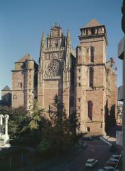 Facade of the Cathedral of Notre-Dame, 13th-16th century (photo) | Obraz na stenu