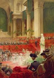 The Ceremony at the Pantheon to Celebrate the Centenary of the Birth of Victor Hugo (1802-85) 26th February 1902, 1904 (oil on canvas) | Obraz na stenu