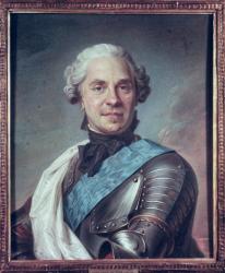 Marshal Maurice de Saxe (1696-1750) (pastel on paper) | Obraz na stenu