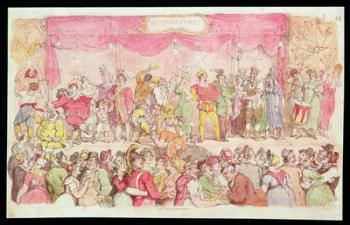 Richardson's Theatre, published by Ackermann's (coloured engraving) | Obraz na stenu