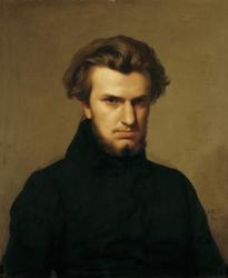 Portrait of Ambroise Thomas (1811-96) 1834 (oil on canvas) | Obraz na stenu