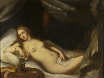 Danaë and the Shower of Gold (oil on canvas) | Obraz na stenu