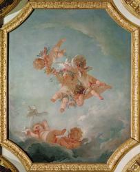 Spring, from a series of the Four Seasons in the Salle du Conseil (oil on canvas) | Obraz na stenu
