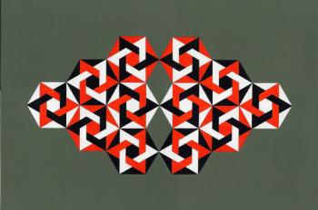 Hexagrams, 2009 (acrylic on canvas) | Obraz na stenu