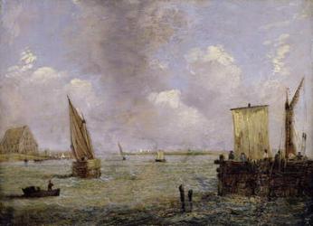 On the Thames (oil on panel) | Obraz na stenu