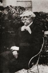 Edmond de Goncourt (b/w photo) | Obraz na stenu